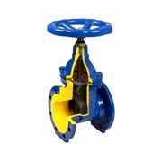 Задвижка чугунная 111D аналог МЗВ Zetkama Ду65 Ру16 фланцевая, обрезиненный клин, исп. 57, Тмакс=70 град. D040-04639