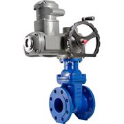 Задвижка клиновая Гранар KR12-300 Ду300 Ру16 с обрезиненным клином, с электроприводом SA14.6, 380 В D040-06982