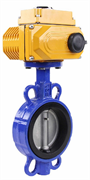 Затвор дисковый поворотный DN WBV1432E-2W-Fb Ду40 Ру16, корпус - чугун GGG50, диск - нержавеющая сталь 316L, уплотнение - EPDM, с 1/4-оборотным электроприводом QT-N-005EM-O1-380VAC-У1 380В D050-24710