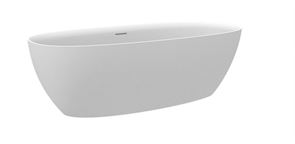 Ванна искусственный камень ROCA ARIANE 1650x750x570 stonex белая, 7.2484.7.000.0 T0040499