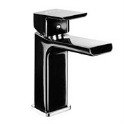 Смеситель для раковины E.C.A. TIERA 121 без донного клапана черный /хром, 103508989EX T0042637