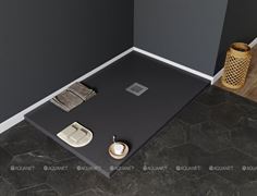 Душевой поддон Aquanet Pleasure NEW 1200х900х30, черный камень, 00258891 T258891
