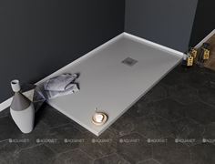 Душевой поддон Aquanet Pleasure NEW 1600х800х30, серый камень, 00258880 T258880
