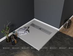 Душевой поддон Aquanet Delight NEW 900х900х30, серый камень, 00258882 T258882