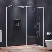 Душевое ограждение IDDIS перегородка Walk In, матовый белый, 110x195, Slide, SLI8WS1i23 T0056506