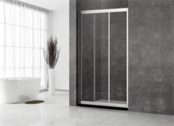 Душевое ограждение Veconi Душевая дверь VN-31, Стекло прозрачное/5 мм, VN31-130-01-C5 T0056963