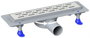 Loranto PRIME LINE 360* 40 см боковой сток, решетка из нержавеющей стали, гидрозатвор сухой, 4023.0Y050K.040.1 T0057947
