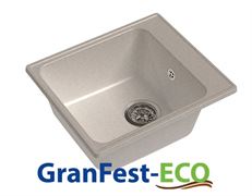 Мойка из искусственного камня Granfest-ECO 420*480 белый T0011773