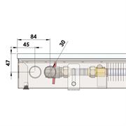 Внутрипольный конвектор Minib COIL-PB 90 1250 M41007