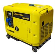 Генератор дизельный Champion DG6501ES в кожухе 550-047160