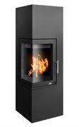 Готовый дровяной каминокомплект ABX Dover I, черная сталь M215020