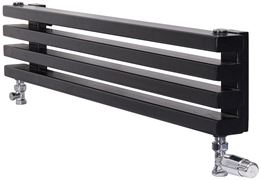 Стальной трубчатый радиатор 1-колончатый Velar P30 750 H8 Л50 9005 мат M254996