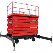 Самоходный ножничный подъёмник GROST Tower Drive BS 400-16 с выдвижной платформой 878-123880