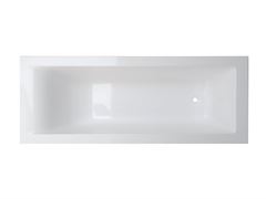 Ванна искусственный камень Эстет Delta 180 silk 180х80 пристенная прямоугольная, литьевой мрамор ФР-00014391 T0067654