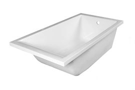 Ванна искусственный камень Эстет Delta 150А silk 150х70 пристенная прямоугольная, литьевой мрамор ФР-00014443 T0067648