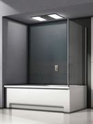 Шторка на ванну BAS SCREEN SP-75-C-CH, ПД00104 T0038754