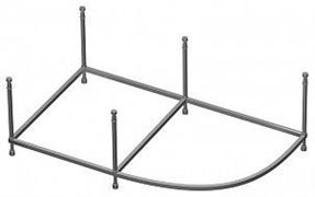 Каркас металлический для ванны RIHO DOPPIO 180x130 T0022708