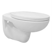 Унитаз подвесной Loranto Fredo безободковый с сиденьем микролифт (soft close) полипропилен, CS-WH8005 T0062261