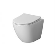 Унитаз подвесной Niagara Vista (495х365х375) безободковый с тонкой крышкой,микролифт, NG-9301 T0067364