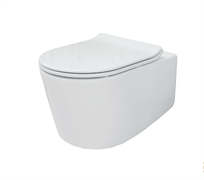 Унитаз подвесной Creo ceramique RENNES, безободковый, RE1100R+RE1001T, /AR1001T T0057120