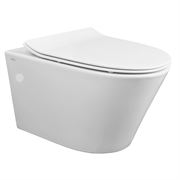 Унитаз подвесной Creo Ceramique с системой смыва Tornado в комплекте с быстросъемным сиденьем микролифт 490*360-350, CR1100NR T0062114