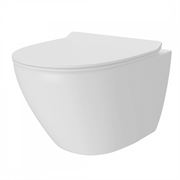 Унитаз подвесной Vinchi Teramo торнадо безободковый с быстросъемным сиденьем микролифт VT21104H T0068714