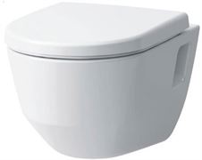 Унитаз подвесной Laufen PRO rimlless со скрытым ободком, с глубоким смыванием, цвет белый, 8.2096.4.000.000.1 T0040858