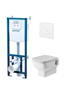 Комплект унитаз с инсталляцией Santek Нео Пэк белый 1WH501758 T0052238