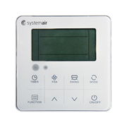 Проводной пульт управления для фэнкойлов типа FCC/FCS, FWM Systemair SYS XK05A M182911