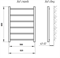 Электрический полотенцесушитель Тера Богема эл. 500х600 M134294 - фото 2537684