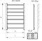Водяной полотенцесушитель Тера МОСТ ПСБ-09-09 500х1000 M133804 - фото 4314763