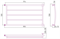Водяной полотенцесушитель СТИЛЬЕ ПС Минор 0602 500х1000 (3) Г M134771 - фото 4315237
