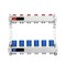 Коллектор Varmega VM155 1 х3/4 , 6вых., c вентилями, сталь нерж., синий VM15506 - фото 4497047