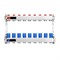 Коллектор Varmega VM155 1 х3/4 , 9вых., c вентилями, сталь нерж., синий VM15509 - фото 4497065