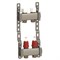 Коллектор General Fittings CX 1 х3/4 , 2вых., c клапанами, с расходомерами, сталь нерж. RBR91612400200 - фото 4497334