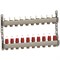 Коллектор General Fittings CX 1 х3/4 , 10вых., c клапанами, с расходомерами, сталь нерж. RBR91612401000 - фото 4497383