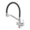Смеситель для кухни AQUANIKA COMFORT хром/черный, AQC013CRBL TAQC013CRBL - фото 4513321