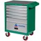 Тележка инструментальная Мастак, 5 ящиков и отсек, зеленая 180-016161 - фото 4597576