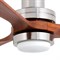 Вентилятор с подсветкой Faro LANTAU MATT NICKEL 15W 3000K (33518DC) M229899 - фото 4661814