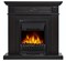 Пристенный электрокамин Electrolux EFP/P-1020LS с порталом Firelight Bianco Classic черная эмаль M231662 - фото 4741246