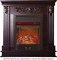 Деревянный камин (портал+очаг) InterFlame Berta Luxe/ Берта Люкс с очагом Fobos/ Majestic M110082 - фото 4742023