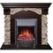 Камин для дома электрический Real-Flame Dublin ROCK STD/EUG 24 AO с очагом Fobos s Lux BL/BR, Majestic s Lux BL/BR M67395 - фото 4743101