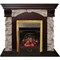 Камин для дома электрический Real-Flame Dublin ROCK STD/EUG 24 AO с очагом Fobos s Lux BL/BR, Majestic s Lux BL/BR M67395 - фото 4743104