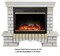 Комплект электрокаминов с искусственным камнем Real-Flame Country 26 WT + MoonBlaze Deluxe /MoonBlaze M28022 - фото 4743180