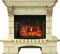 Комплект электрокаминов с искусственным камнем Royal Flame Pierre Luxe Шампань с очагом Dioramic 25 (Сл.кость с патиной) M51331 - фото 4743212