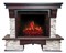 Комплект электрокаминов с искусственным камнем Real-Flame Rockland 26/HL с очагом Epsilon 26 S IR M52677 - фото 4743235