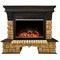 Комплект электрокаминов с искусственным камнем Real-Flame Stone Brick 26 с очагом Moonblaze lux Bl/Br M52767 - фото 4743257