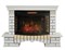 Комплект электрокаминов с искусственным камнем Real-Flame Country 33 WT с очагом Firespace 33 S IR M52994 - фото 4743306