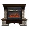 Комплект электрокаминов с искусственным камнем Real-Flame Country Rock 26 с очагом Moonblaze lux Bl/Br M53162 - фото 4743331