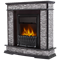 Комплект электрокаминов с искусственным камнем Electrolux EFP/P-1020LS с порталом Firelight Scala Classic сланец скалистый серый, шпон венге M134358 - фото 4743476